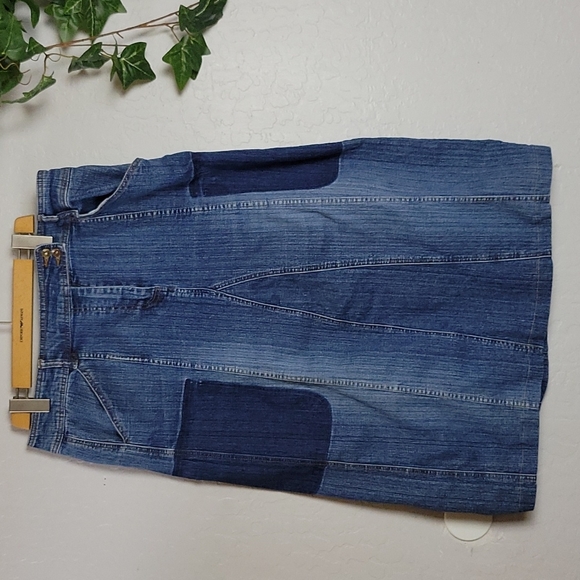 MODEST Jean Skirt with Pockets 12 - Picture 1 of 11